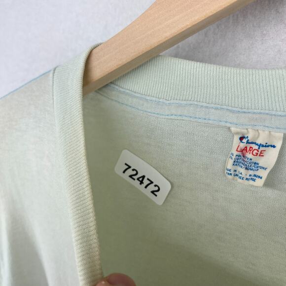 Vtg ARCHBISHOP MOLLOY Shirt L HS '86 CITY CHAMPS Champion Track Field Briarwood - Picture 15 of 15